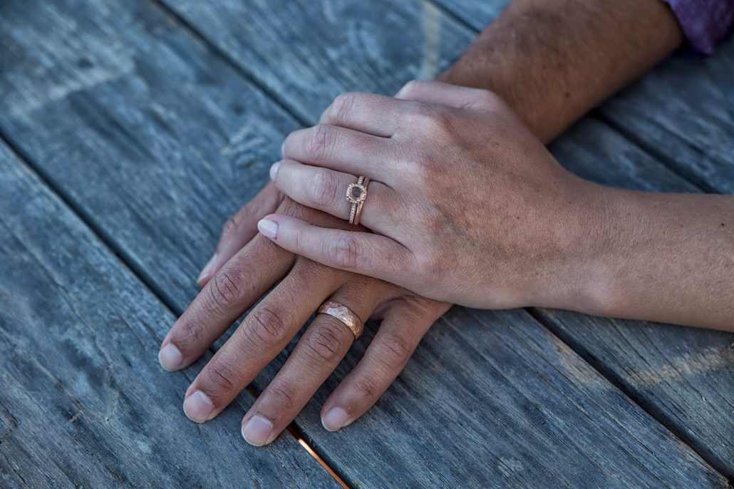 Comfortable wedding rings