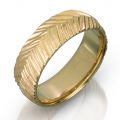 Textured Men's Wedding Ring by Kendra Renee
