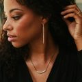 Solid 14K gold statement earrings by Kendra Renee